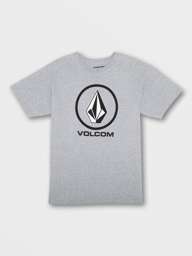 Volcom Crisp Stone T-Shirt | HEATHER GREY (HGR)