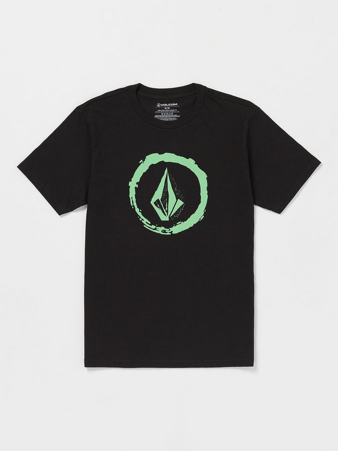 Volcom Circle Stone Short Sleeve T-Shirt Summer 2024 | BLACK (BLK)