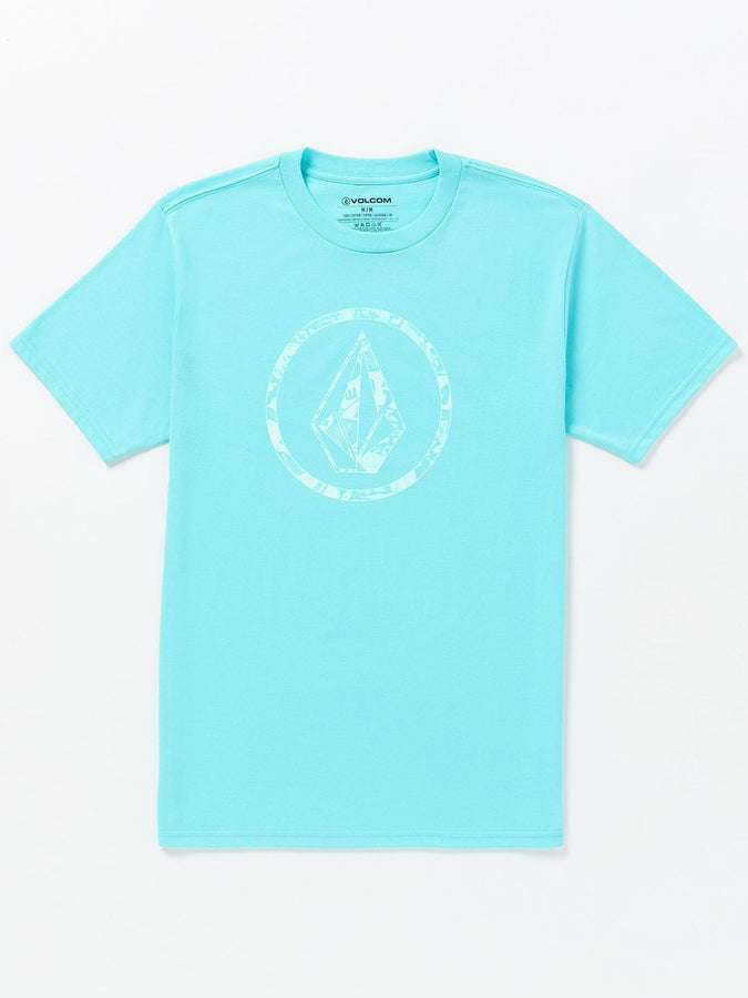 Volcom Circle Stone T-Shirt Spring 2024 | CRETE BLUE (CEB)