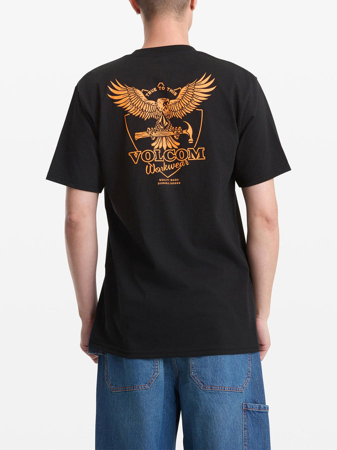 Volcom Hammered Split T-Shirt Spring 2026 | BLACK (BLK)