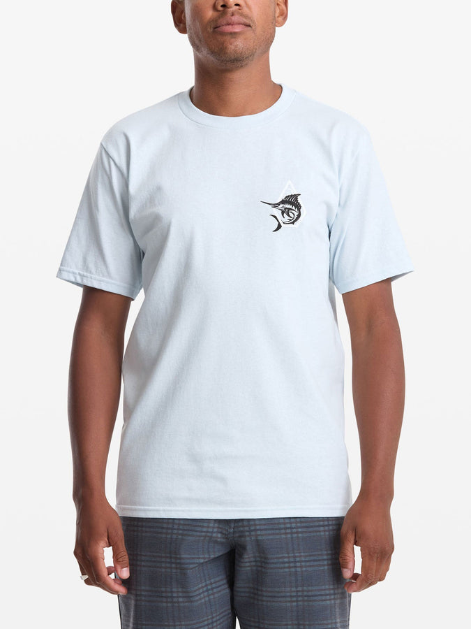 Volcom Marlinsane T-Shirt Spring 2026 | LIGHT BLUE ACID (LBA)