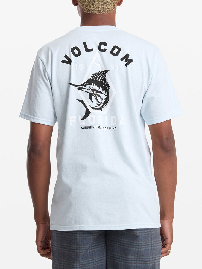 Volcom Marlinsane T-Shirt Spring 2026 | LIGHT BLUE ACID (LBA)