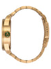 Nixon Sentrty SS Gold/Green Sunray Watch