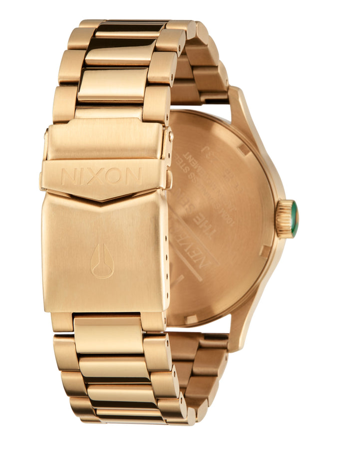 Nixon Sentrty SS Gold/Green Sunray Watch | GOLD/GREEN SUNRAY (1919)