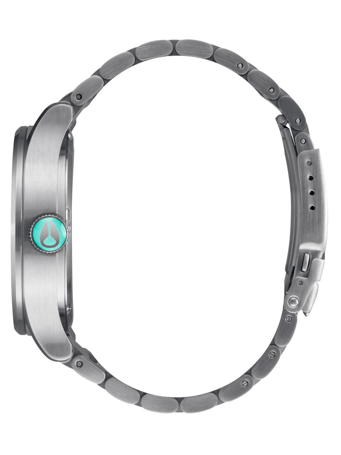 Nixon Sentry Stainless Steel Silver/Turquoise Watch | SILVER/TURQUOISE (2084)