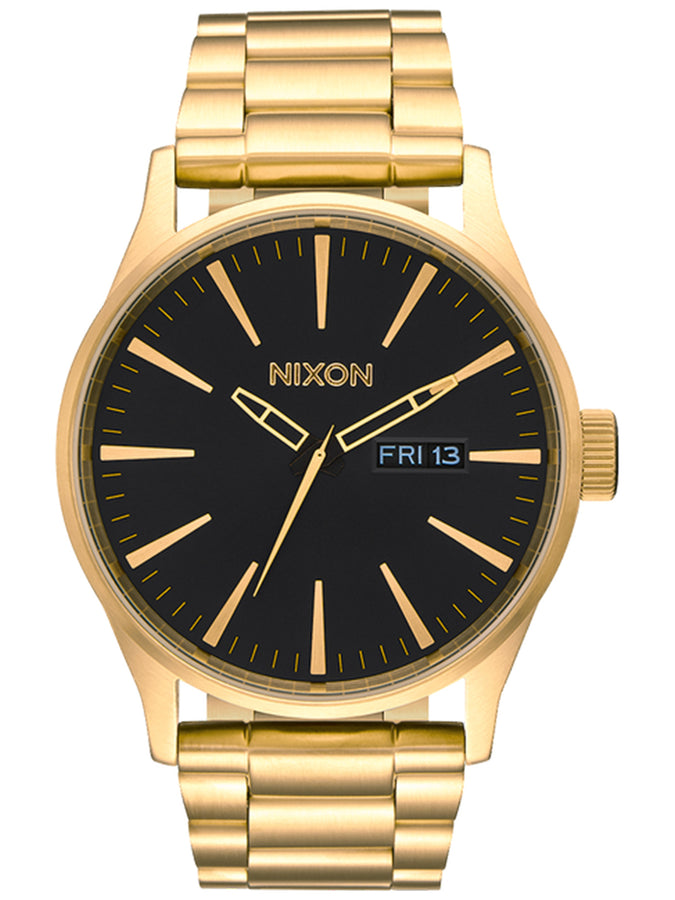 Nixon Sentry Stainless Steel All Gold/Black Watch 2025 | ALL GOLD/BLACK (510)