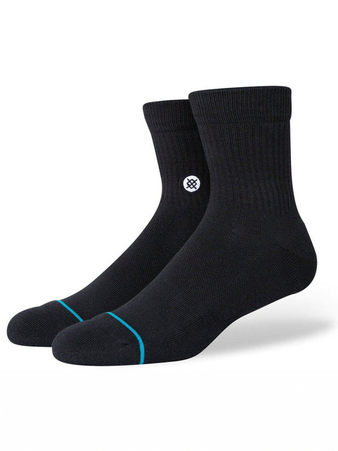 Icon Quarter White Socks