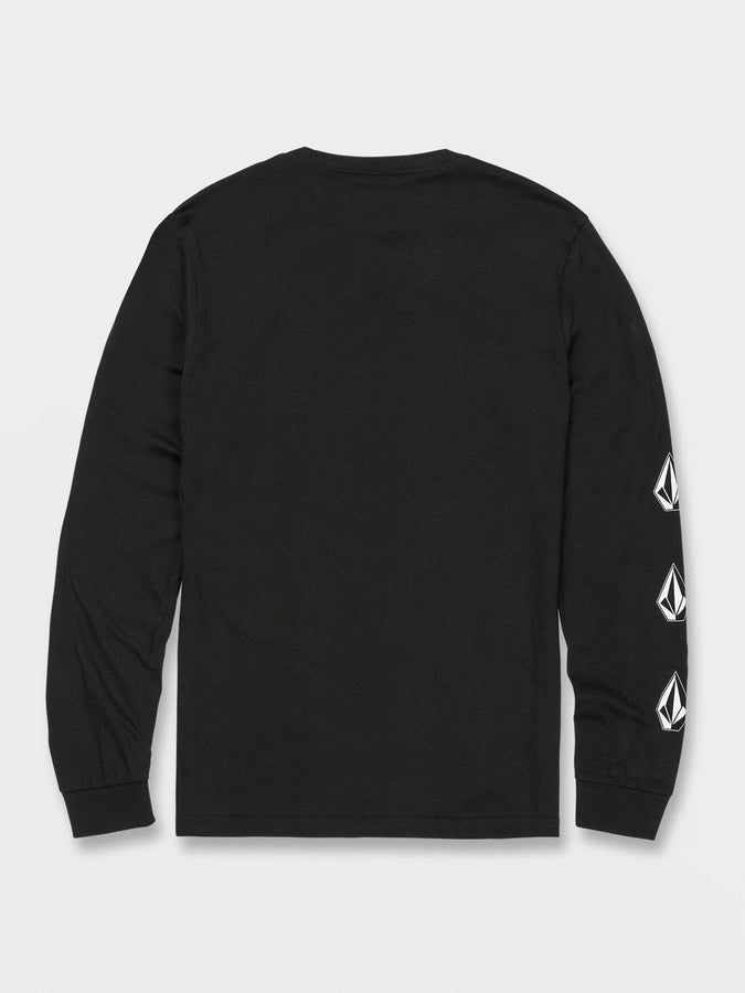 Volcom Iconic Stone Long Sleeve T-Shirt | BLACK (BLK)
