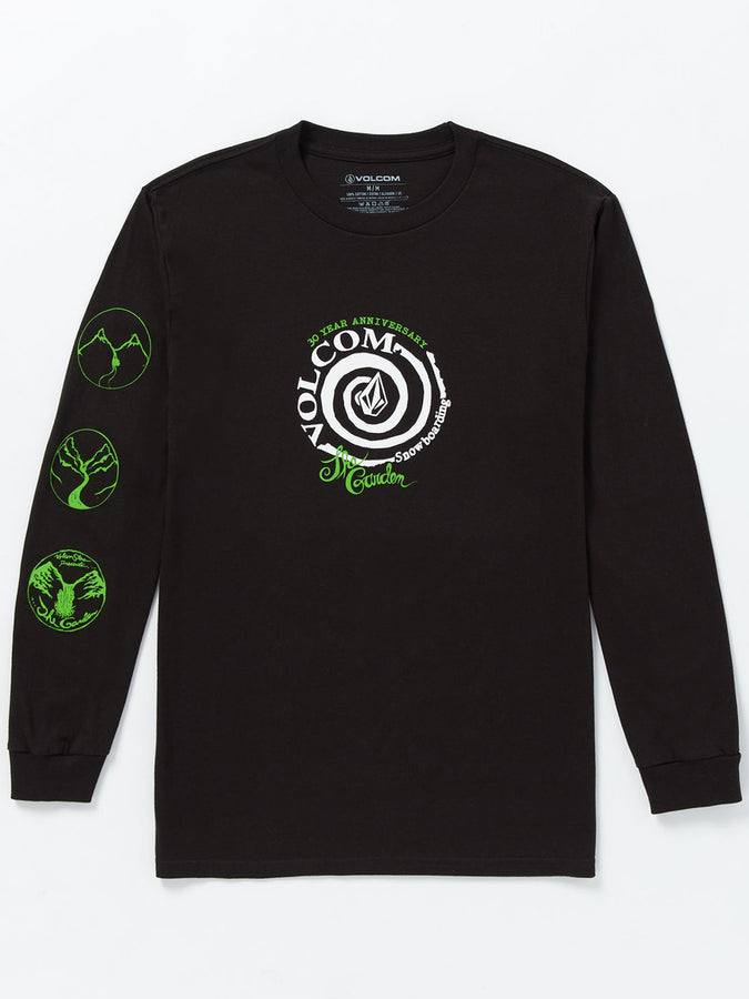 Volcom Ent. The Garden Long Sleeve T-Shirt Spring 2024 | BLACK (BLK)