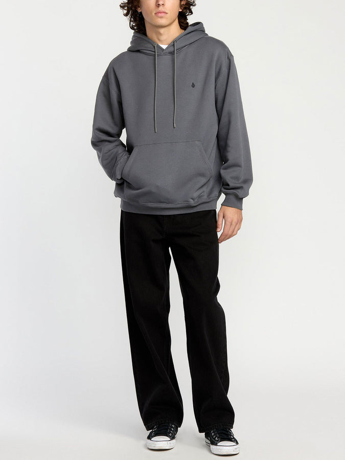Volcom Single Stone PW Hoodie Fall 2025 | ASPHALT BLACK (ASB)