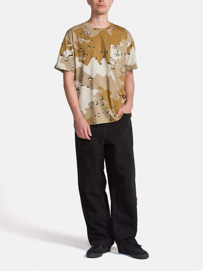 Volcom Desert Beers Pocket T-Shirt Spring 2026 | LIGHT KHAKI (LKH)
