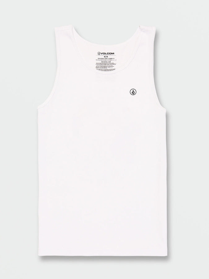 Volcom Solid Heather Tank Top Spring 2024 | WHITE (WHT)
