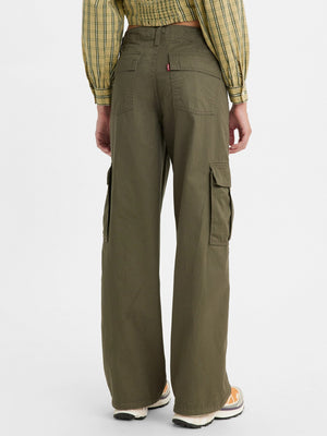 Levis ’94 Baggy Cargo Army Green Women Pants Spring 2024