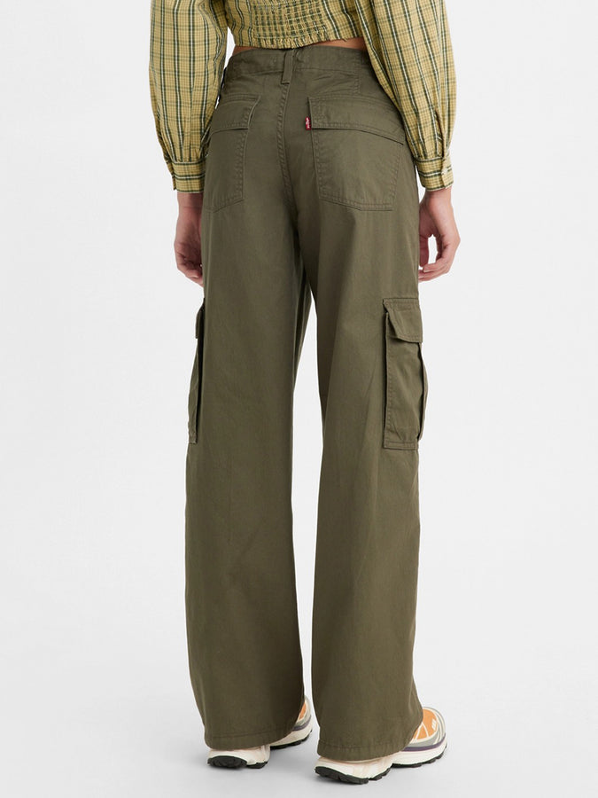 Levis ’94 Baggy Cargo Army Green Women Pants Spring 2024 | ARMY GREEN (0002)