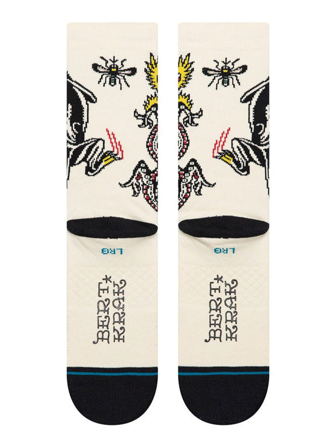Stance x Bert Krak Battle Socks | CREAM (CRM)