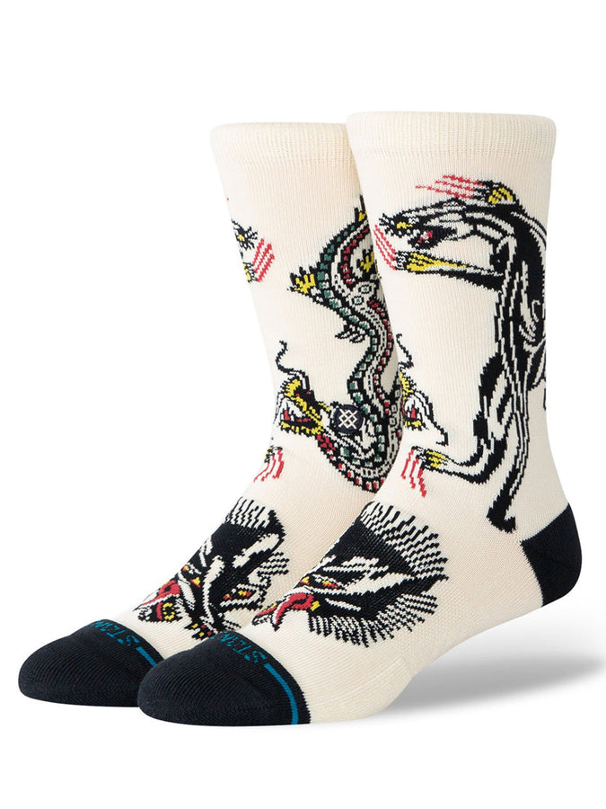 Stance x Bert Krak Battle Socks | CREAM (CRM)