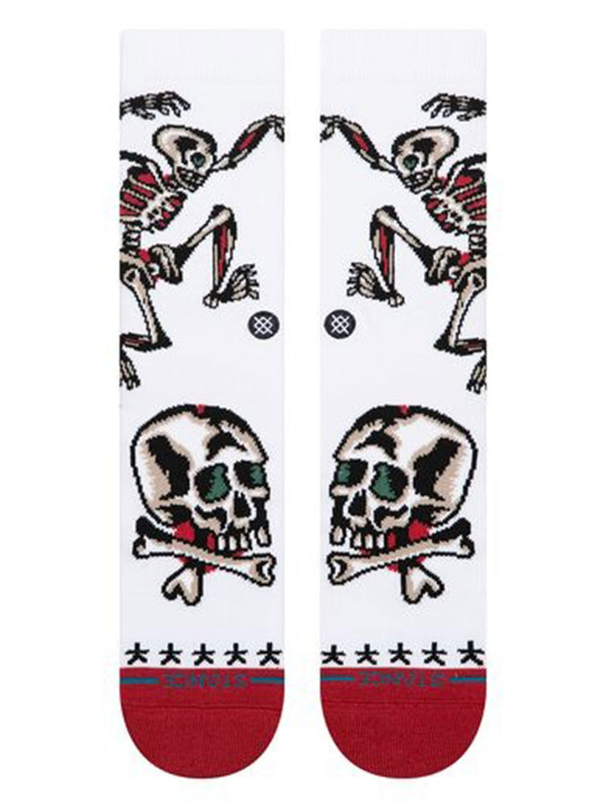 Stance x Bert Krak Skeleton Socks | WHITE (WHT)
