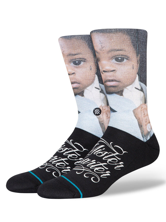 Stance x Lil Wayne Mister Carter Socks | BLACK (BLK)