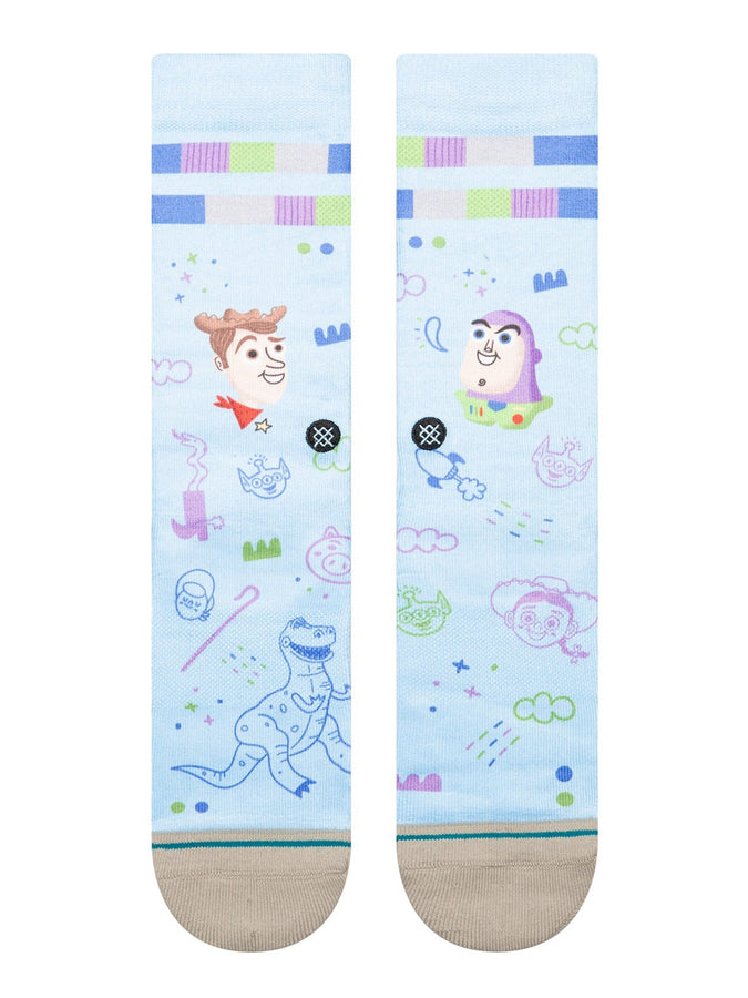 Stance x Disney 100 Toy Story by R Bubnis Socks | BLUE (BLU)