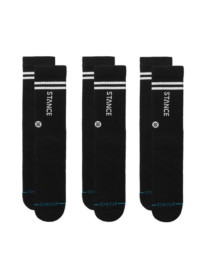 Stance Core 6 Pack Black Socks | BLACK (BLK)