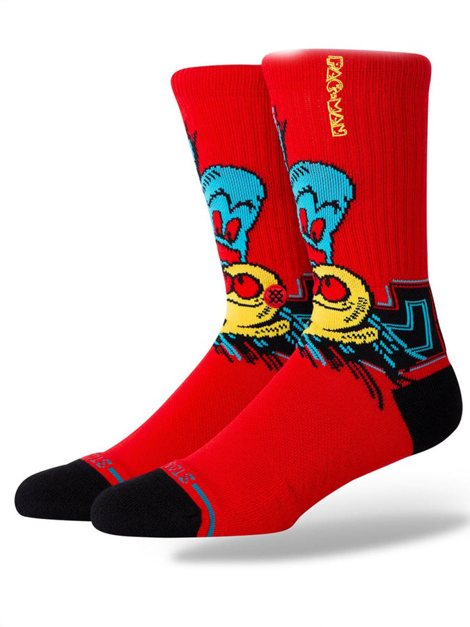 Stance Summer 2024 Stance X Pacman Waka Waka Waka Socks |  RED (RED)