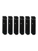 Stance Origin 6 Pack Black Socks