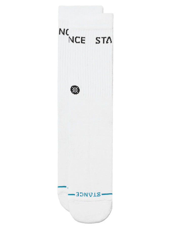 Stance Origin Crew 6 Pack White Socks (Youth 7-14) | WHITE (WHT)