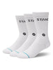 Stance Origin 3 Pack White Socks