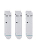 Stance Origin 3 Pack White Socks