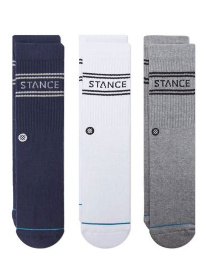 Stance Basic 3 Pack Socks | NAVY (NVY)