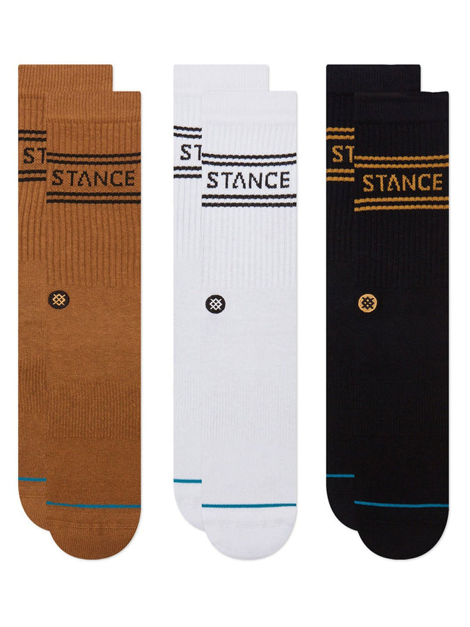 Stance Basic 3 Pack Socks | GOLD (GLD)