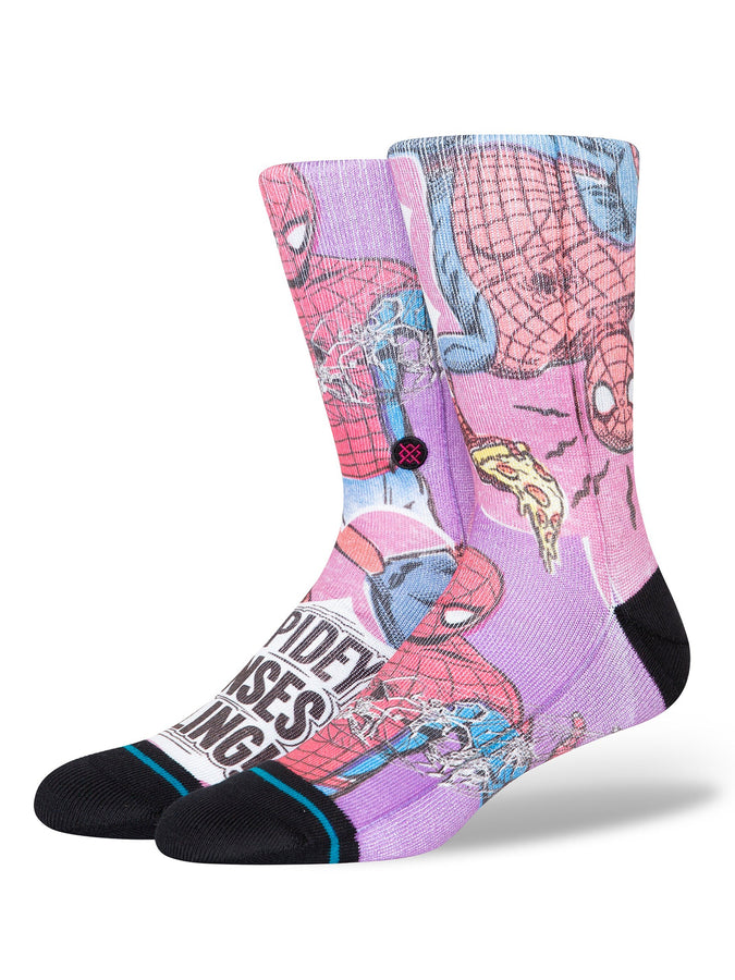 Stance x Marvel Spidey Senses Socks | MAGENTA (MGT)