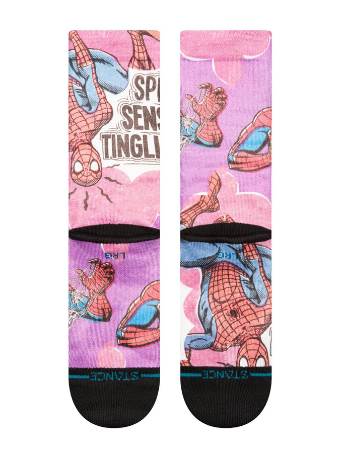 Stance x Marvel Spidey Senses Socks | MAGENTA (MGT)
