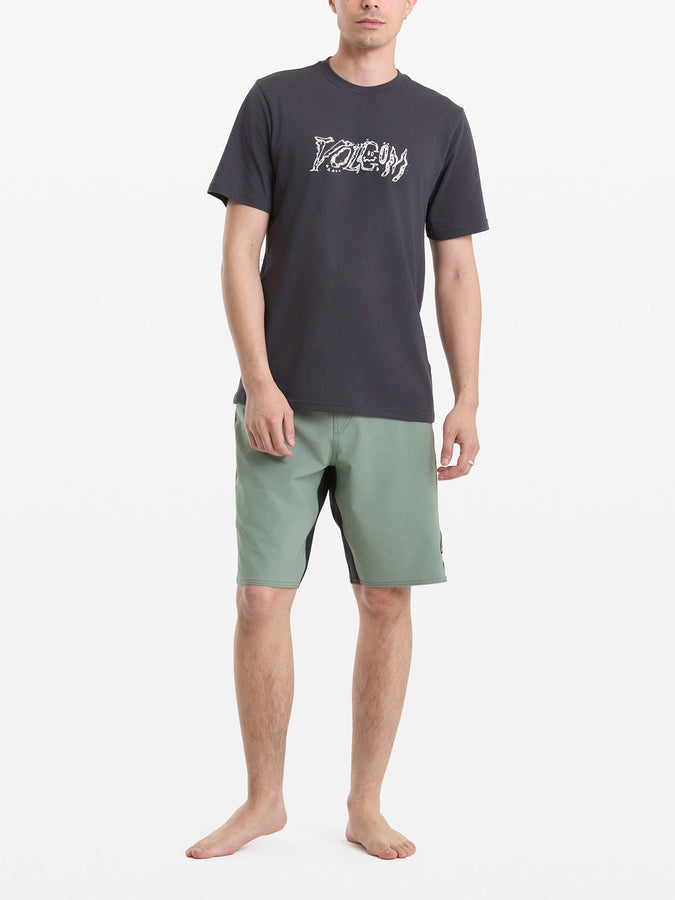 Volcom Destroyed T-Shirt Spring 2026 | WASHED BLACK HEATHER (WBH)