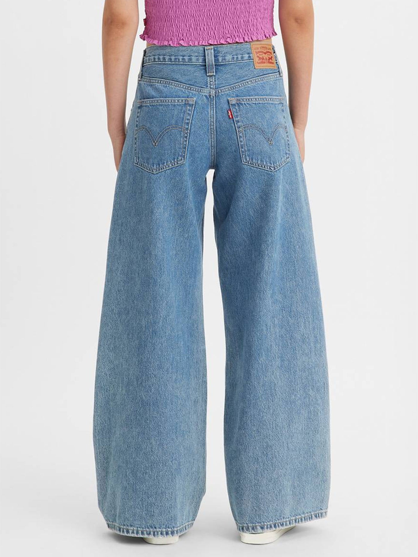 Levis high waisted wide leg jeans on sale