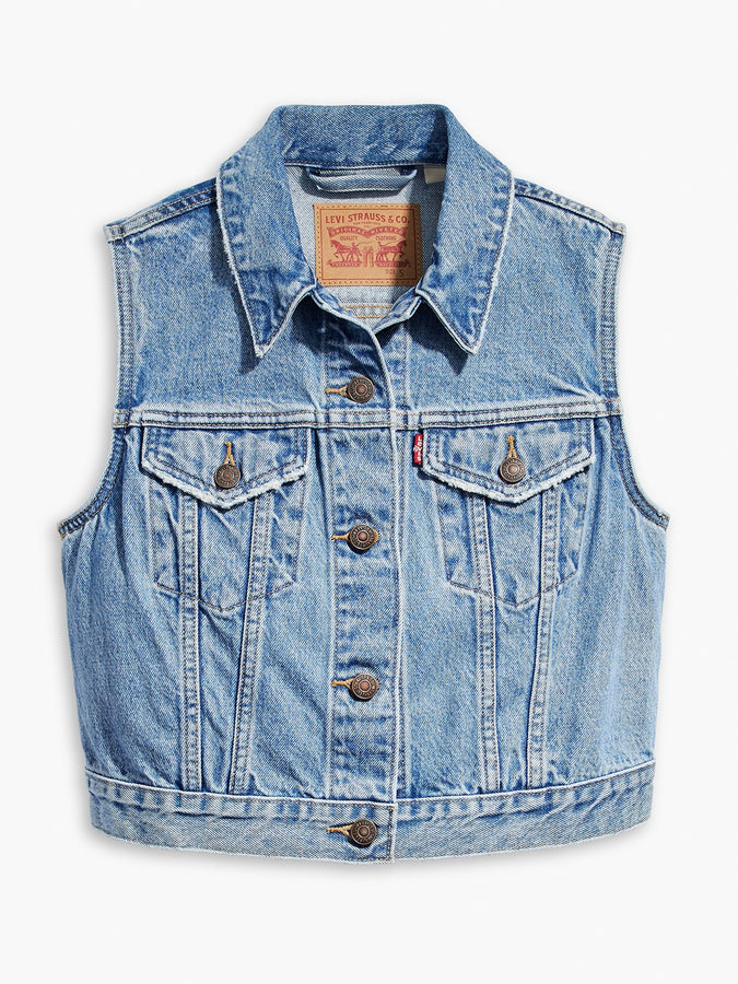 Levis XS Waistband Old Notes Women Vest Spring 2024 | OLD NOTES (0000)