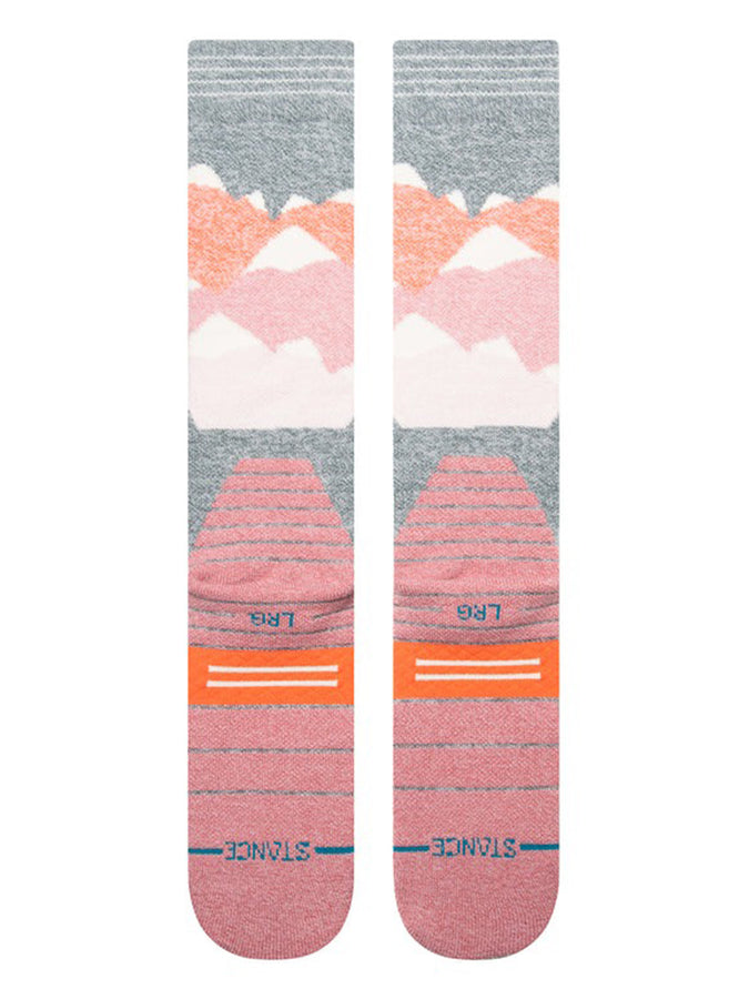 Stance Lonely Peaks Snowboard Socks 2024 | DUSTY ROSE (DRS)