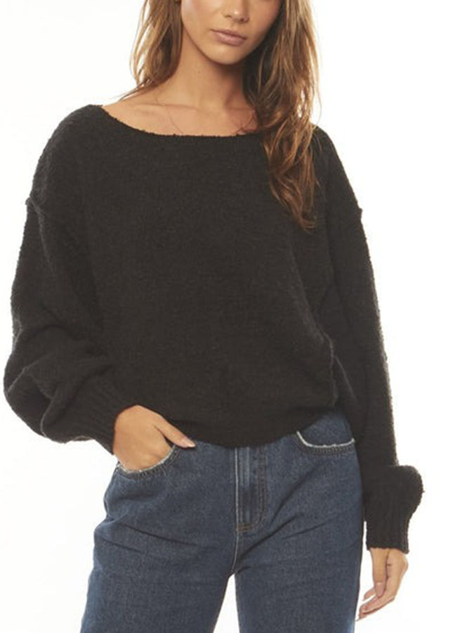 Amuse Society Fall 2023 Wildcard Sweater | WASHED BLACK (WBK)