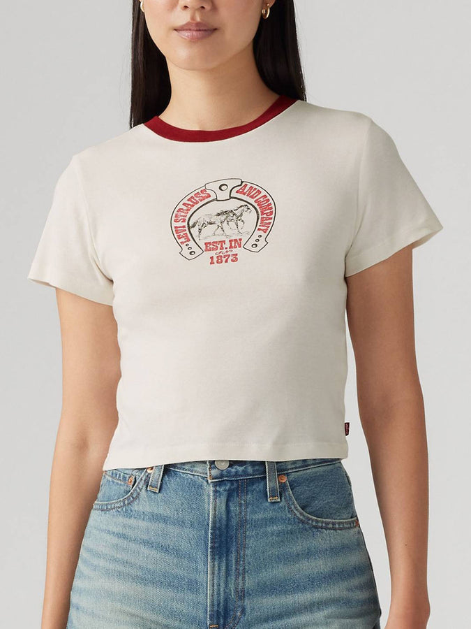 Levis Graphic Essential Sporty Horseshoe Sugar Swizzle T-Shirt | HORSESHOE SUGAR SWIZZLE (0036)