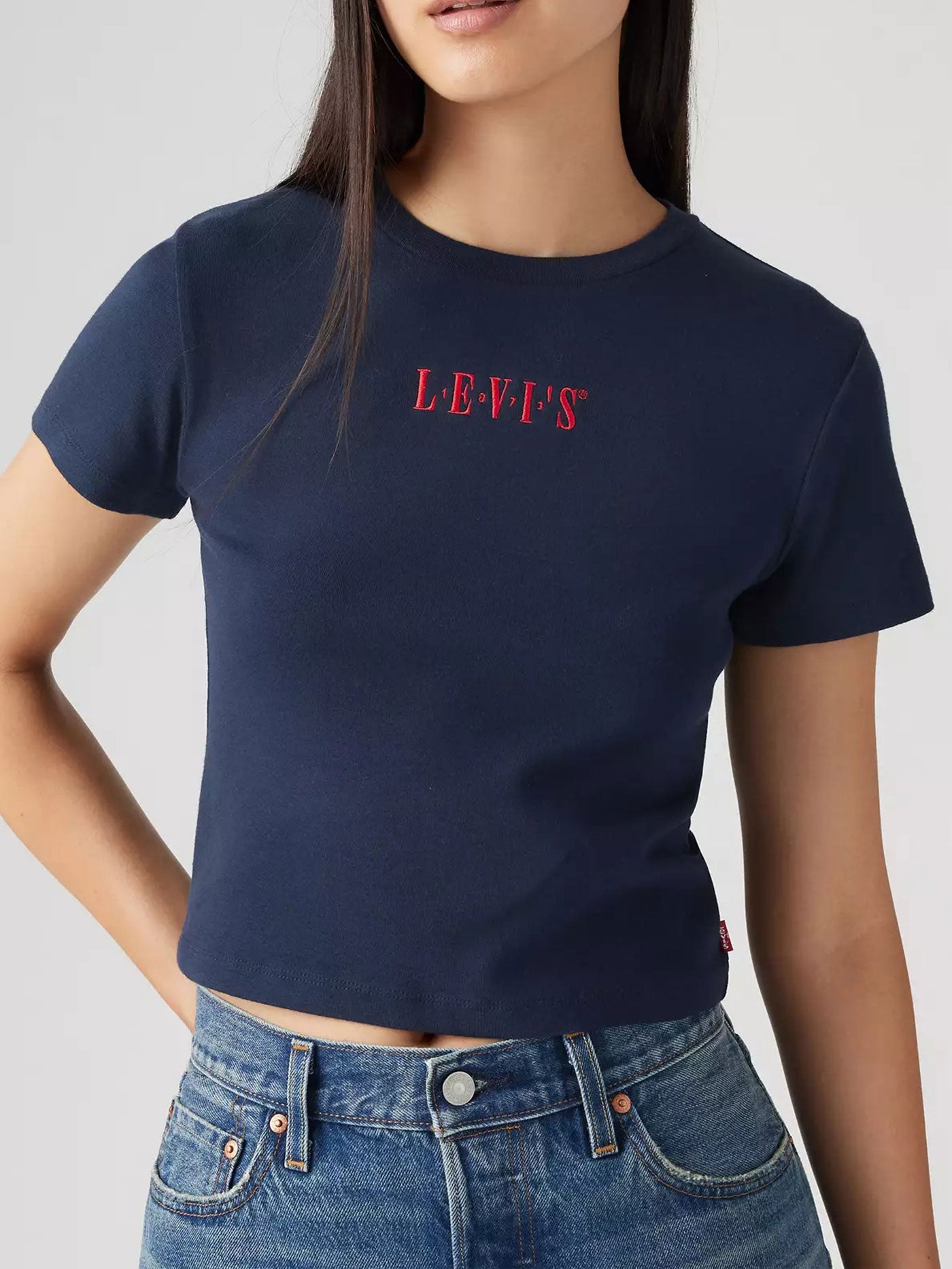 Levis Essential Sporty Serif 1873 Navy T-Shirt Spring 2025