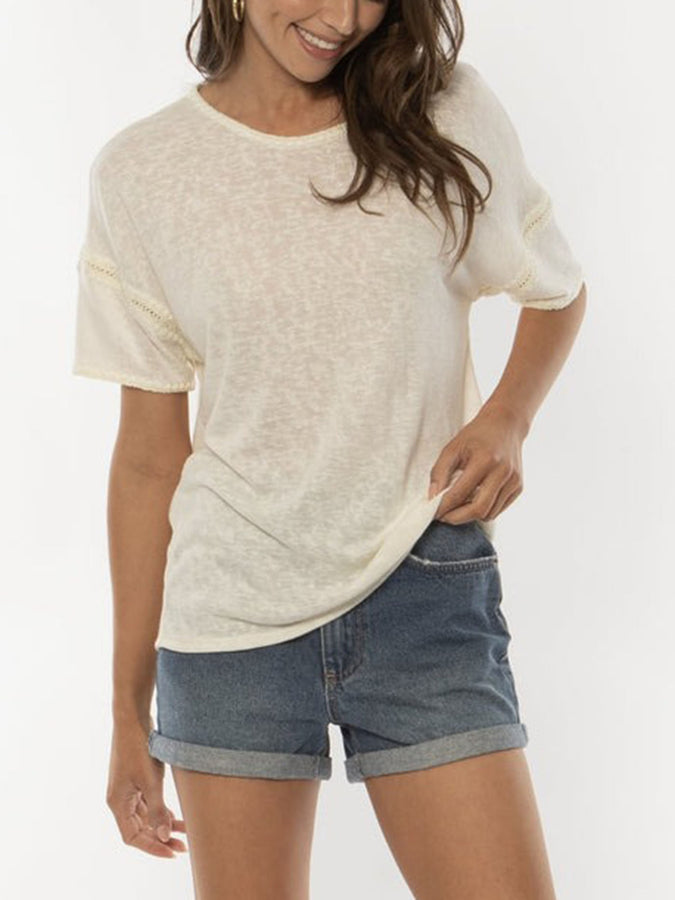 Amuse Society Spring 2024 Lana T-Shirt |  WHITE (WHT)
