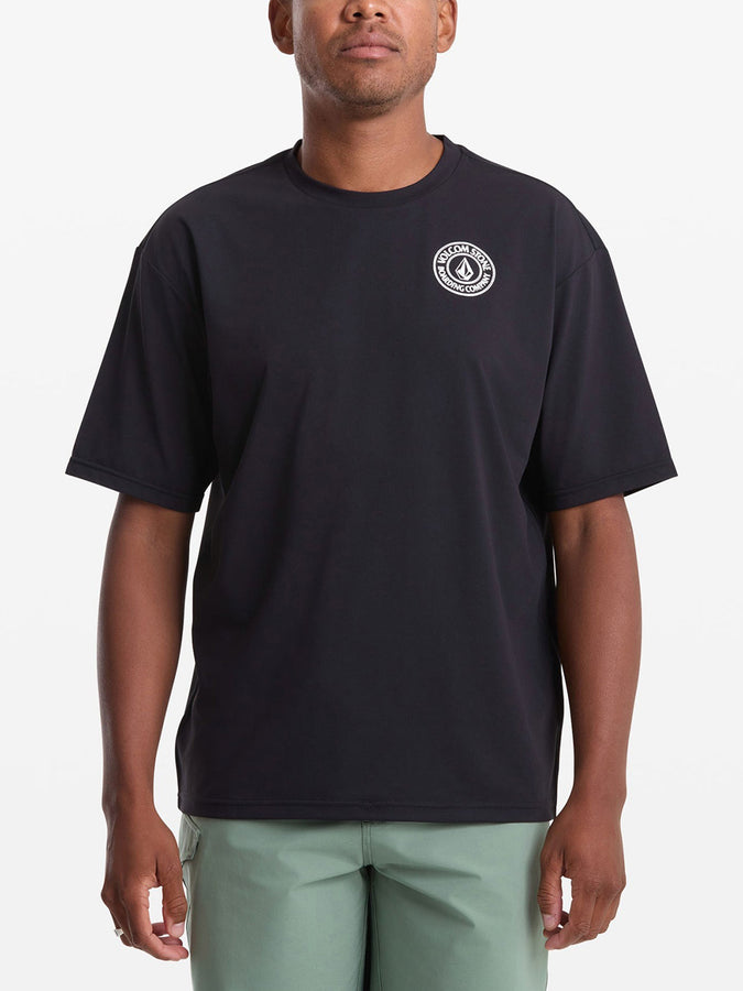Volcom Drain You Short Sleeve Rashguard Spring 2026 | BLACK (BLK)