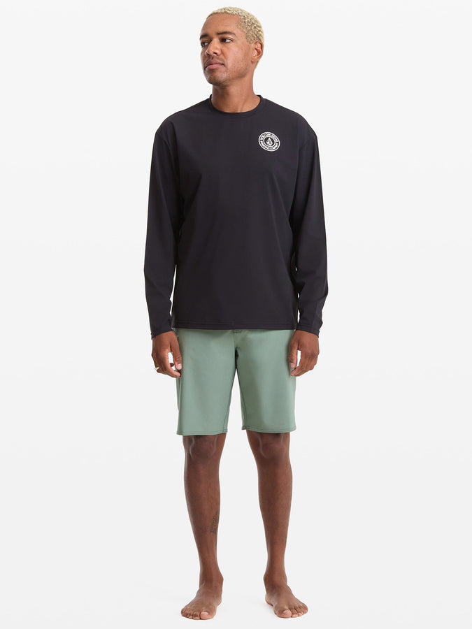 Volcom Drain You Long Sleeve Rashguard Spring 2026 | BLACK (BLK)