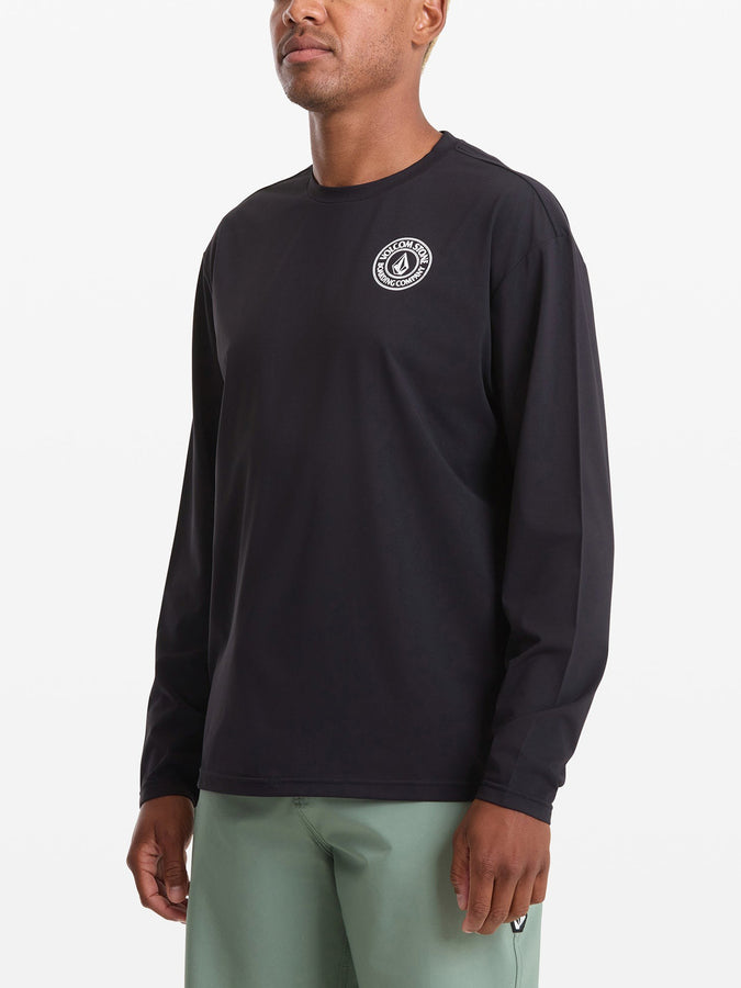 Volcom Drain You Long Sleeve Rashguard Spring 2026 | BLACK (BLK)