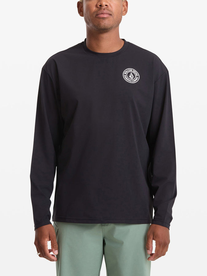 Volcom Drain You Long Sleeve Rashguard Spring 2026 | BLACK (BLK)