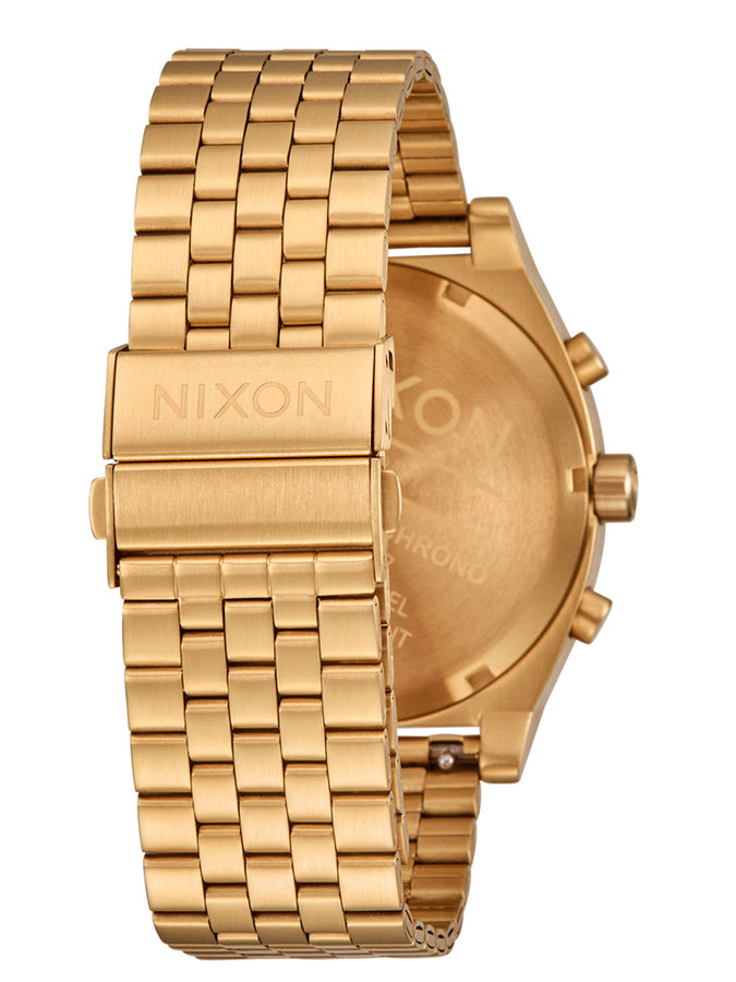 Nixon Time Teller Chrono Gold/Green Sunray Watch | GOLD/GREEN SUNRAY (1919)