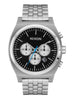 Nixon Time Teller Chrome/Black/Chrome Sunray Watch