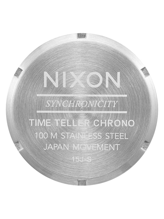 Nixon Time Teller Chrome/Black/Chrome Sunray Watch | CHROME/BLK/CHRM SUNRAY (5266)