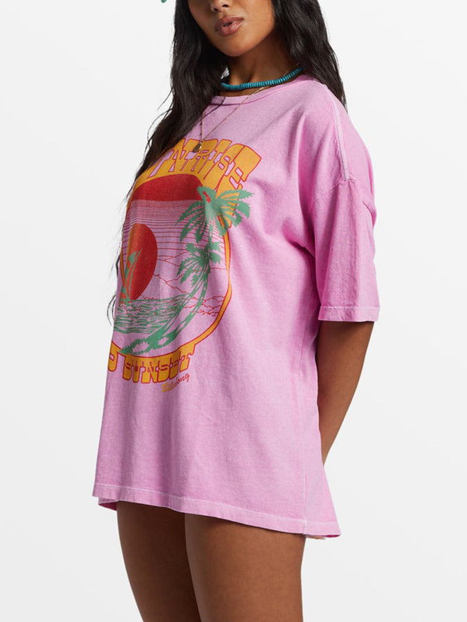 Billabong Summer 2024 Sunrise To Sunset T-Shirt | PARADISE PINK (PDP)