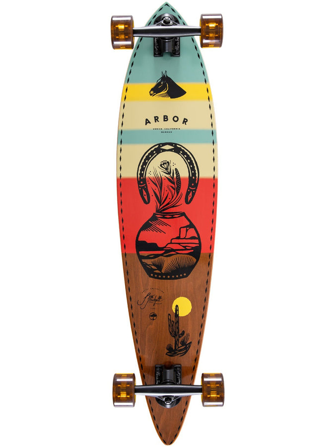 Intail Artist Jess Mudgett Fish 37 Complete Longboard | MULTI